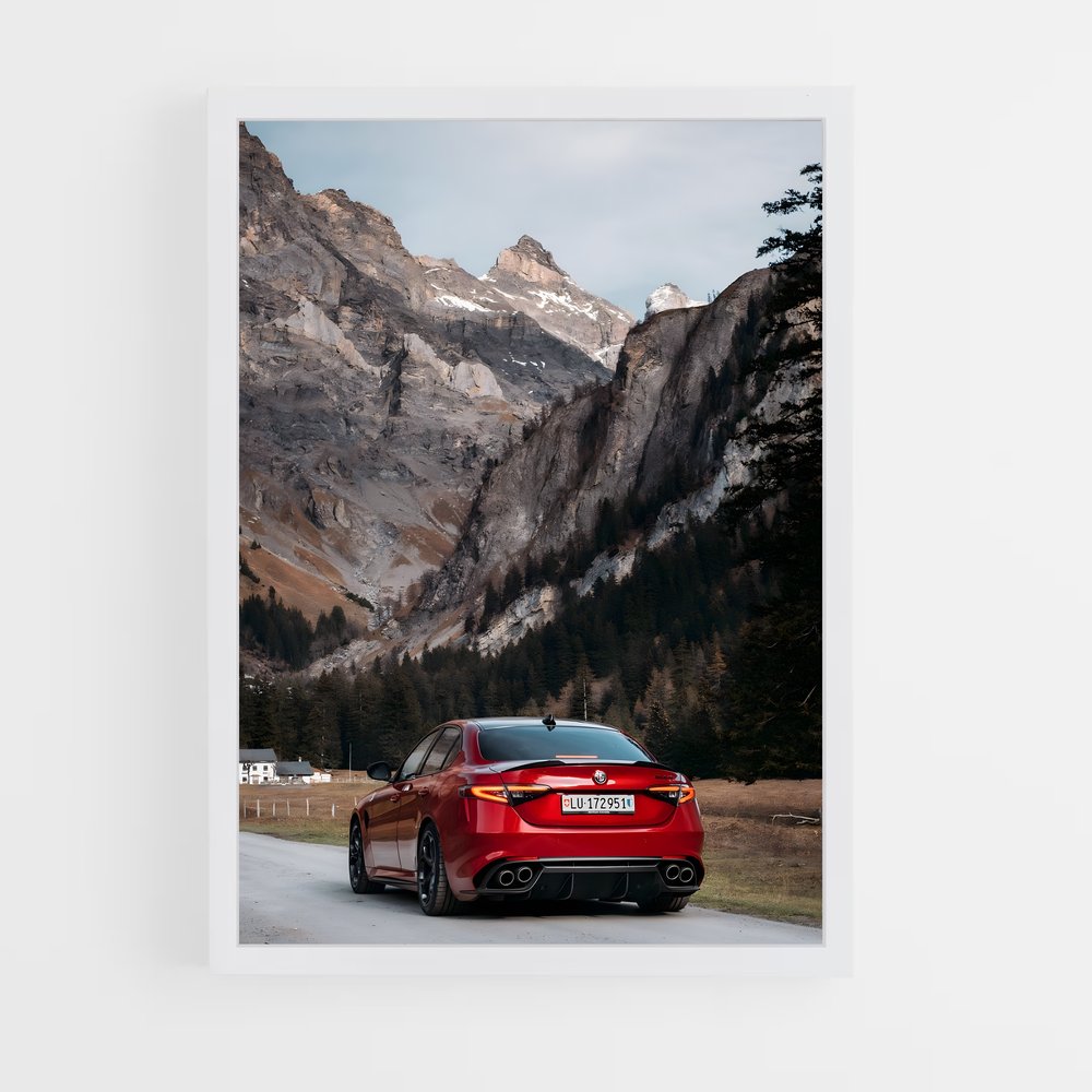 Poster Virée Épique – affiche Alfa Romeo (vue 3)